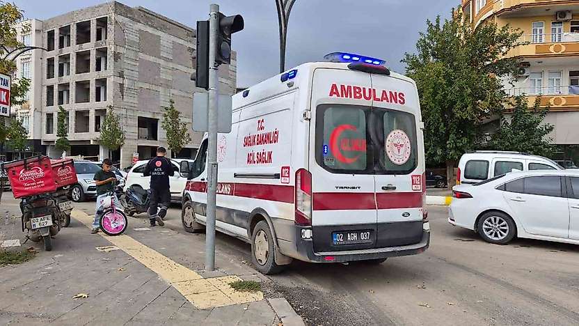 Adıyaman'da Motosiklet Kazası 1 Yaralı