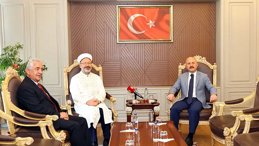 Diyanet İşleri Başkanı Erbaş'tan Adıyaman Valiliğine ziyaret