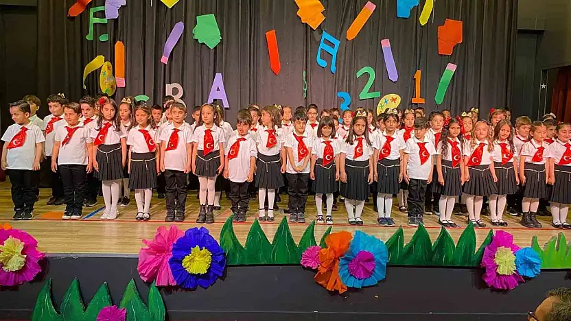 Doğa Koleji'nde 1. sınıflar için okuma bayramı ve yılsonu etkinliği düzenlendi