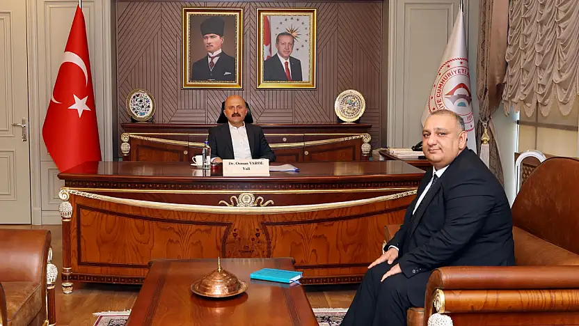 DSİ 203. Şube müdüründen Vali Varol'a ziyaret