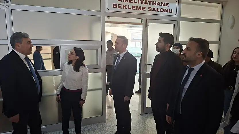 Eğitim Araştırma Hastanesinde ameliyathane bekleme salonu açıldı