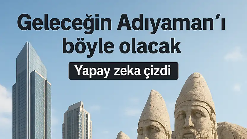 Geleceğin Adıyaman'ı böyle olacak! Yapay zeka çizdi