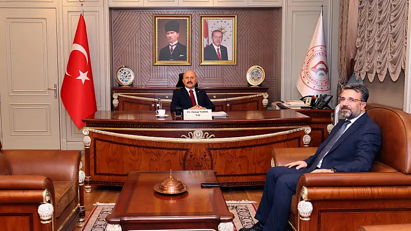 Genel Sekreter Abuzer Gelse'den Vali Varol'a ziyaret