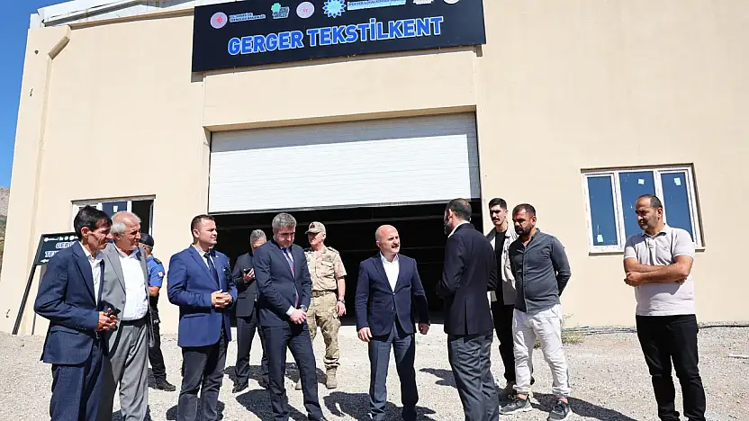 Gerger Tekstilkent faaliyete geçiyor: İlk etapta 200 kişi istihdam edilecek