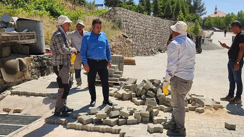 Gölbaşı Belediyesi Küçük Sanayi Sitesi'nde çalışmalarını sürdürüyor