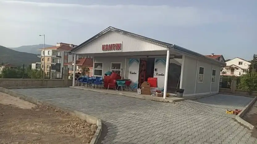 Gölbaşı devlet hastanesi bahçesine yeni kantin kazandırıldı