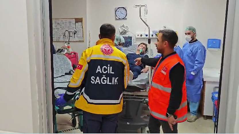 Gölbaşı Devlet Hastanesi'nde mor kod tatbikatı gerçeği aratmadı