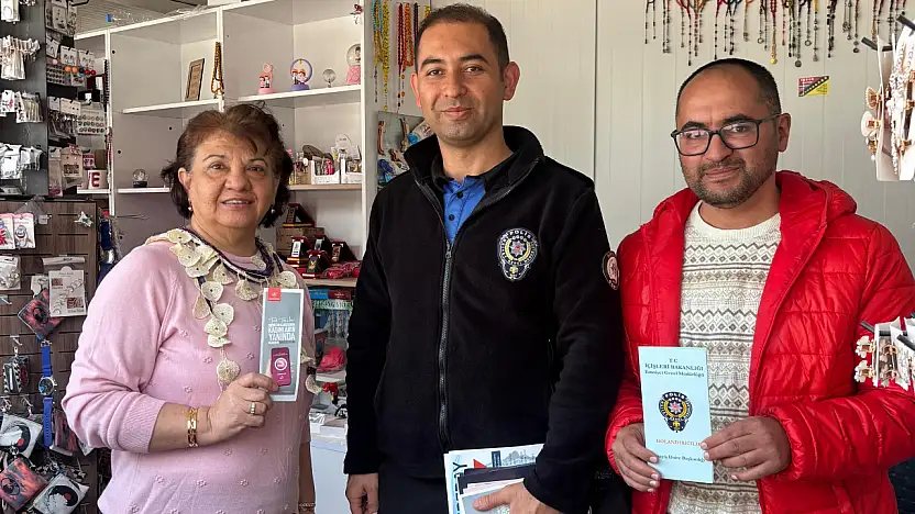 Gölbaşı'nda esnaflara güvenlik ve dolandırıcılık eğitimi verildi