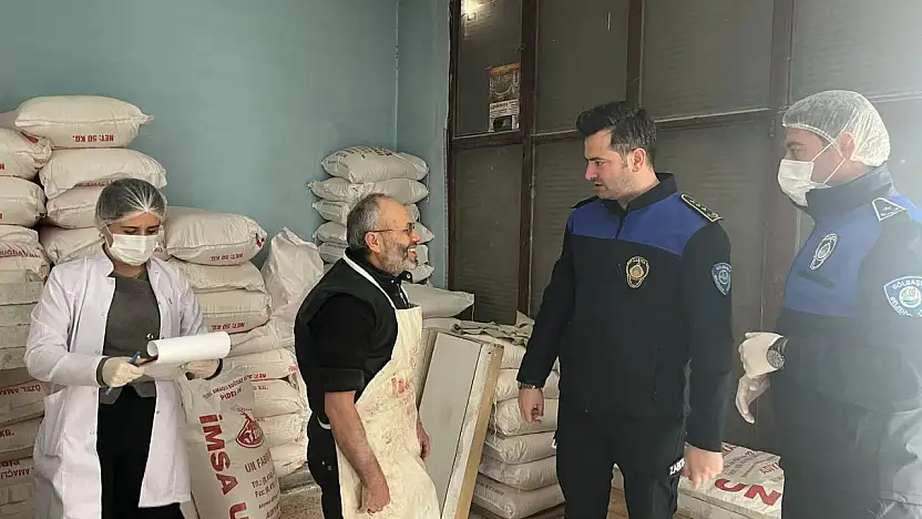 Gölbaşı'nda zabıta ekiplerinden fırınlara denetim