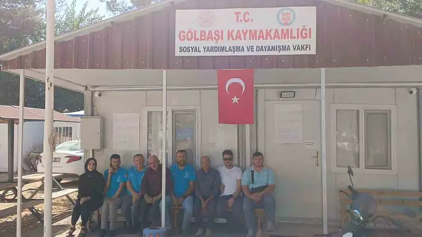 Gölbaşı SYDV çalışanları greve çıktı
