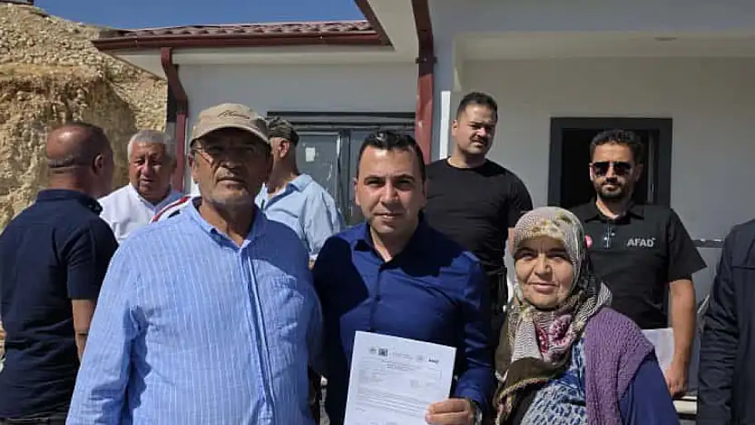 Gölbaşı Yeşilova Köyünde 69 aile evine kavuştu