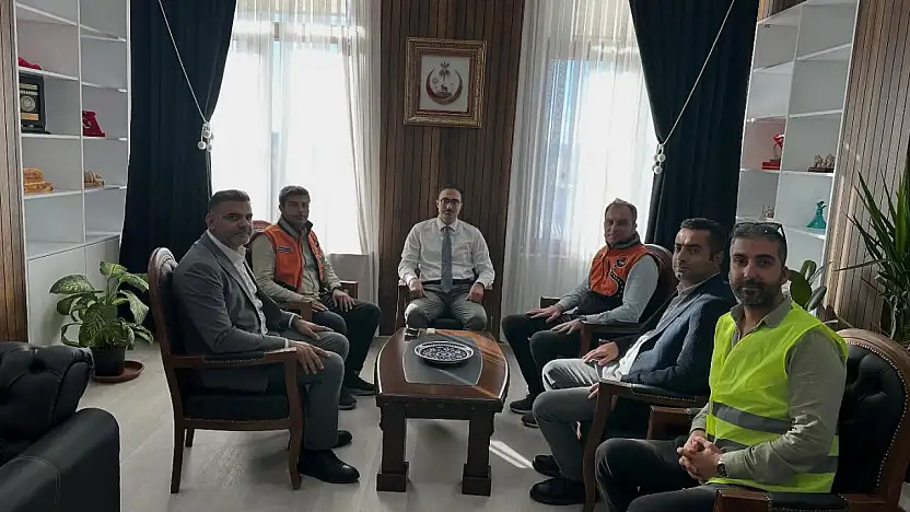 Güneş'ten Kaymakam Yıldız'a ziyaret