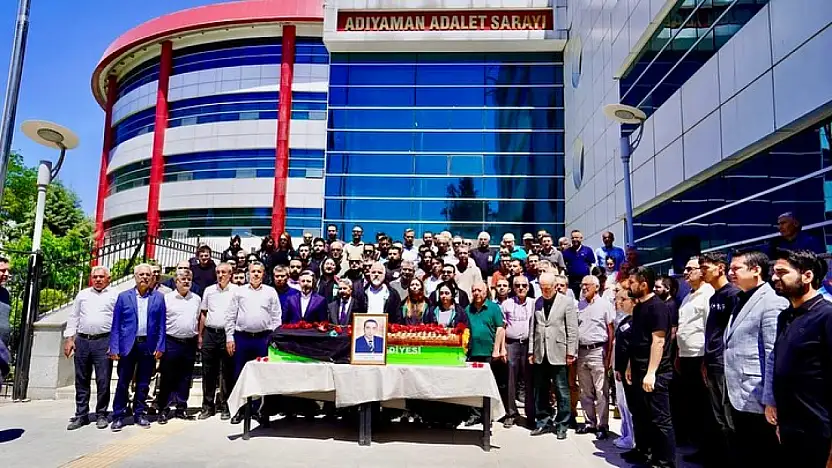 Hayatını kaybeden eski baro başkanı için adliyede cenaze töreni düzenlendi