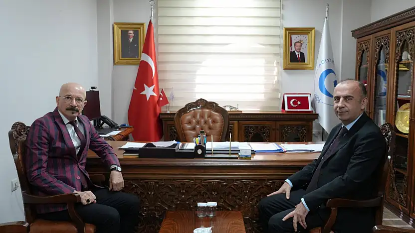 Haydar Bağış'tan Rektör Keleş'e veda ziyareti