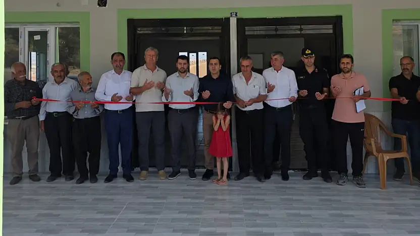 Haydarlı köyünde çok amaçlı kullanılacak salonun açılışı gerçekleştirildi