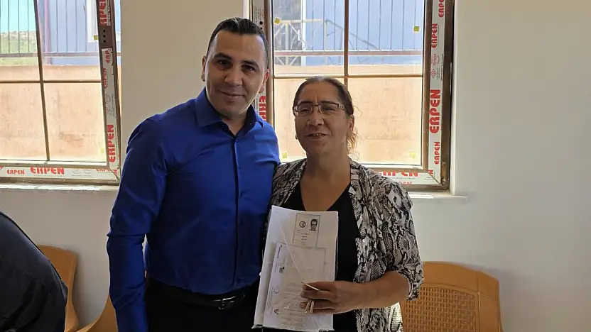 Haydarlı Köyünde kalıcı konutların anahtarı teslim edildi