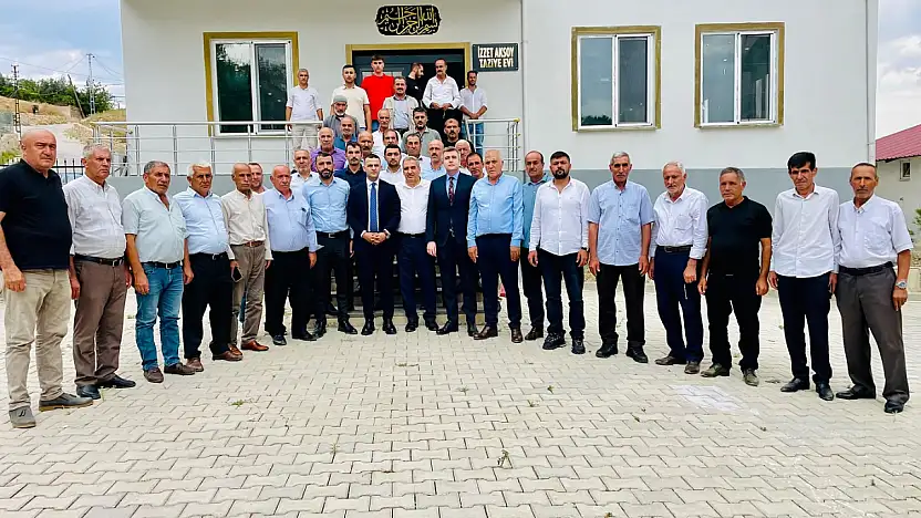 İl Genel Sekreteri Göktaş ve İl Genel Meclis Başkanı Erdoğan Gerger'e çıkarma yaptı