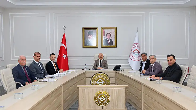 İl Özel idaresi encümen toplantısı gerçekleştirildi