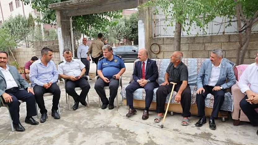İl Protokolünden 15 Temmuz Gazisi Yıldırım Çiftçi'ye ziyaret