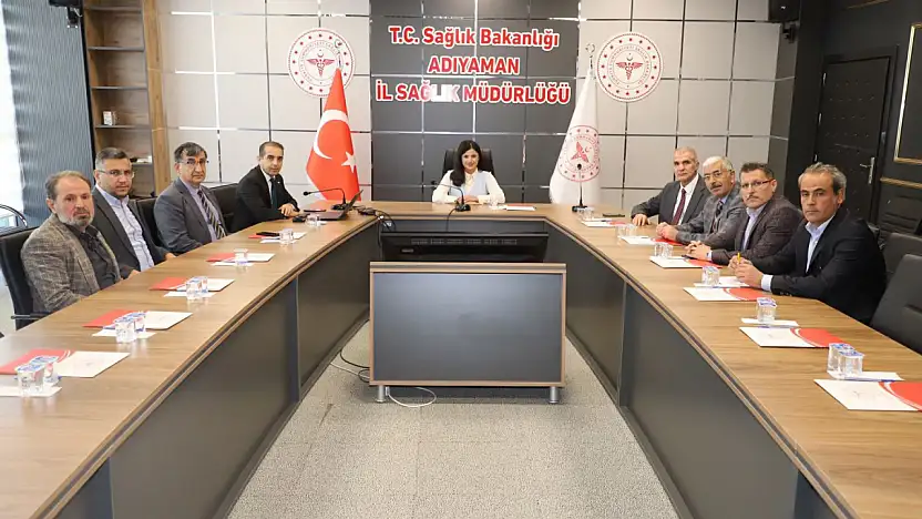 İl Sağlık Müdürlüğünde değerlendirme toplantısı gerçekleştirildi
