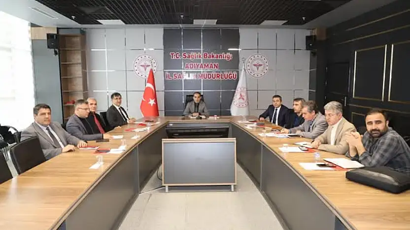 İl Sağlık Müdürlüğünde haftalık değerlendirme toplantısı düzenlendi