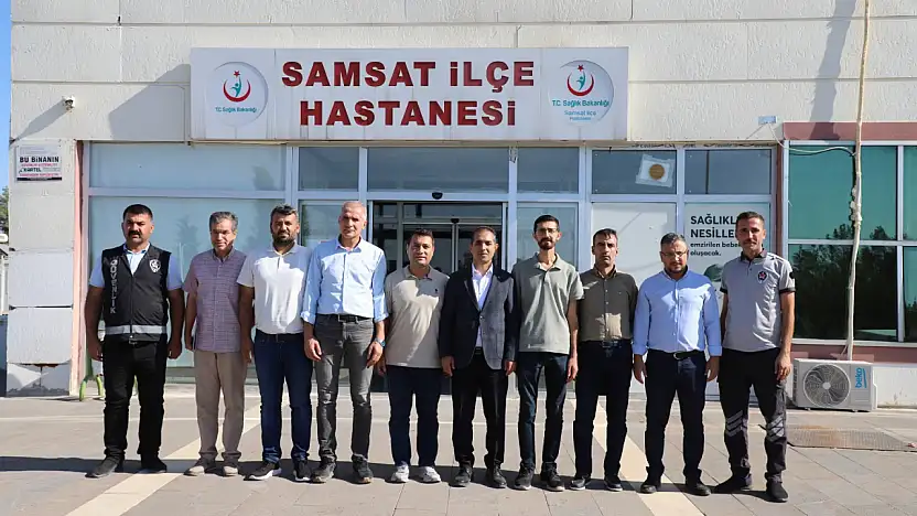 İl Sağlık Müdürü Şirik, Samsat'ta sağlık çalışanlarıyla bir araya geldi