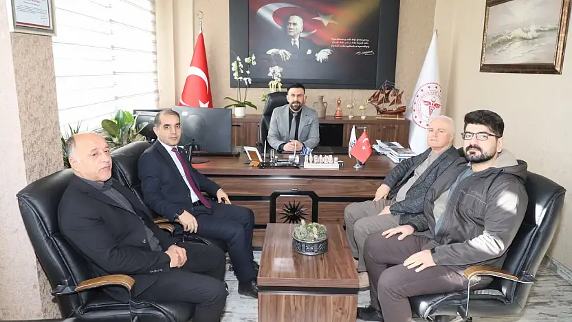 İl Sağlık Müdürü Şirik'ten Başhekim Yaman'a hayırlı olsun ziyareti