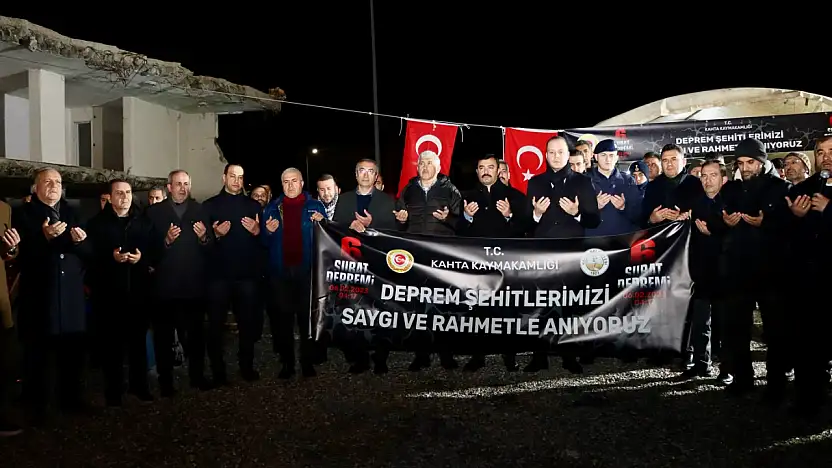 Kahta'da 6 Şubat Depremleri Anma Programı düzelendi