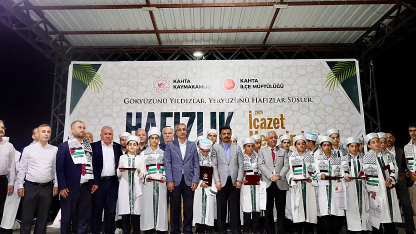 Kahta'da Hafızlık İcazet Merasimi düzenlendi