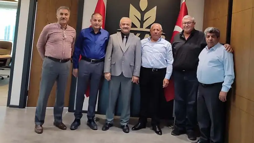 Kahta Ziraat Odası Başkanı Turanlı'dan TYAB'a ziyaret