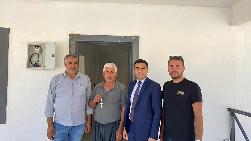 Kaşlıca Köyü deprem konutlarında anahtar teslimi gerçekleştirildi