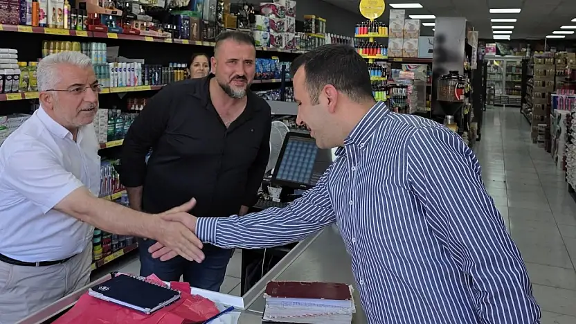 Kaymakam Algın'dan esnaf ziyareti