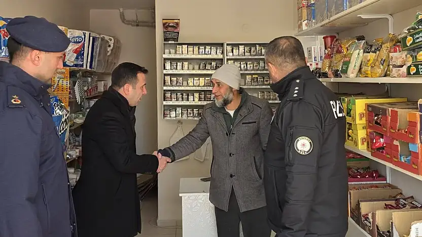 Kaymakam Algın'dan esnaf ziyareti
