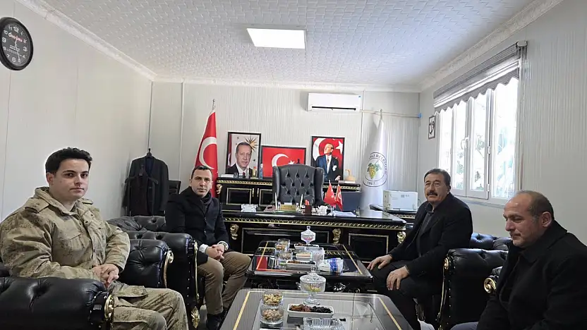 Kaymakam Algın'dan Harmanlı Belediyesine ziyaret