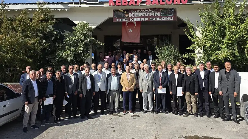 Kaymakam Algın Muhtarlarla bir araya geldi