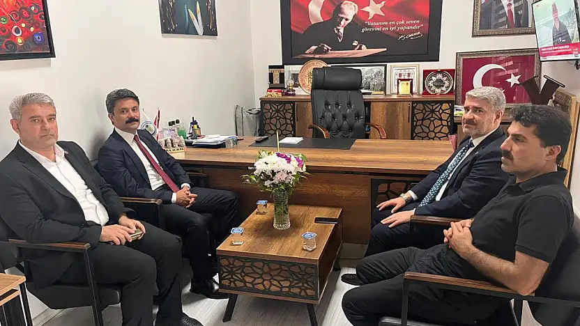 Kaymakam Aslan'dan Başkan Alkan'a ziyaret