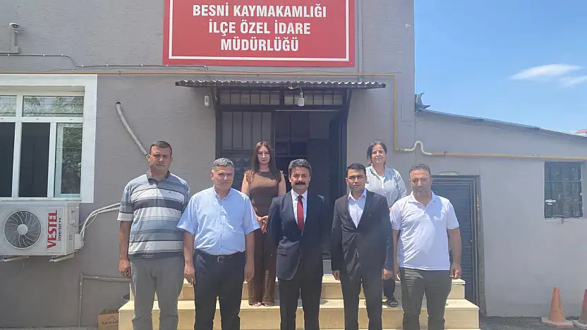 Kaymakam Aslan'dan İlçe Özel İdare müdürlüğüne ziyaret