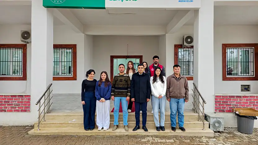 Kaymakam Güngör Gençlik merkezinde gençlerle bir araya geldi