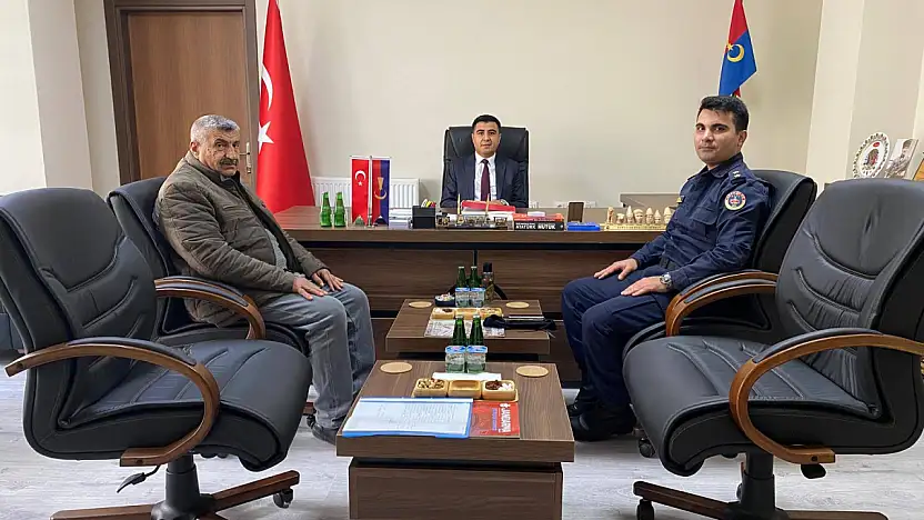 Kaymakam Güngör İlçe Jandarma komutanlığında incelemelerde bulundu