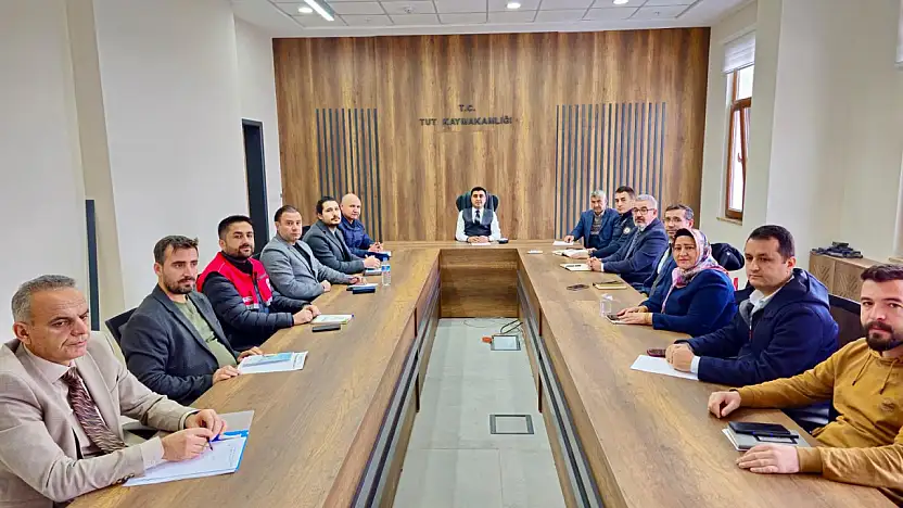 Kaymakam Güngör kurum amirleriyle bir araya geldi