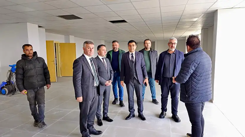 Kaymakam Güngör Öğretmenevinde incelemelerde bulundu