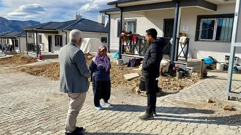 Kaymakam Güngör Ünlüce Köyünde incelemelerde bulundu