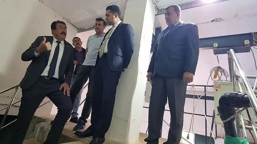 Kaymakam Seyhan Erkenek İçme Suyu Şebekesi'nde incelemelerde bulundu