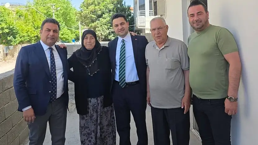 Kaymakam Seyhan ve Başkan Yıldırım'dan Şehit ailesine ziyaret