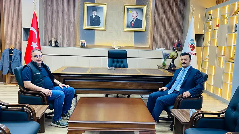Kaymakam Soysal'dan Başkan Fırat'a ziyaret