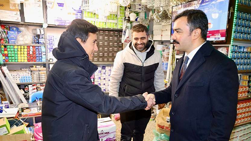 Kaymakam Soysal'dan esnaflara ziyaret