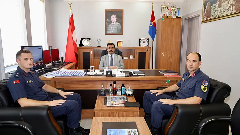 Kaymakam Soysal'dan Kahta İlçe Jandarma Komutanlığı'na hayırlı olsun ziyareti