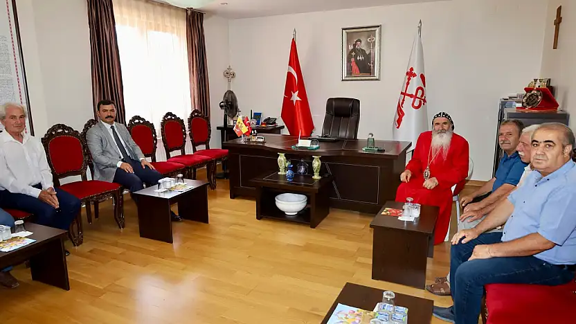 Kaymakam Soysal'dan Metropolit Mor Ğrigoriyos Melki Ürek'e ziyaret