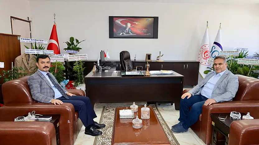 Kaymakam Soysal'dan SGK İl müdürü Çelik'e ziyaret