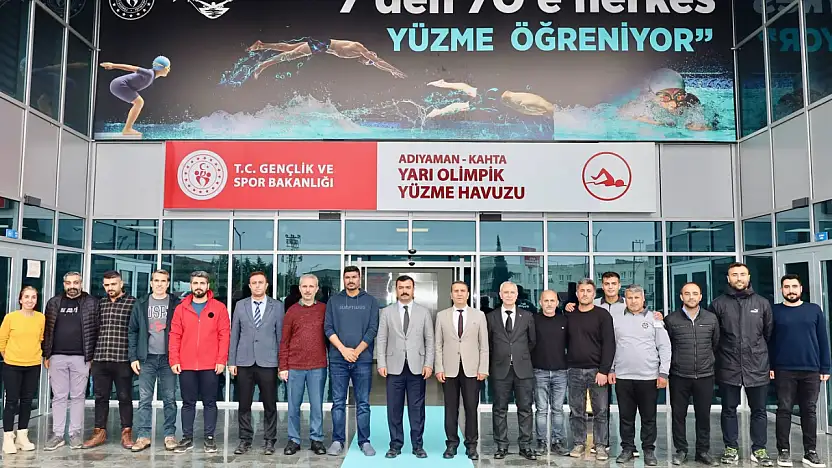 Kaymakam Soysal Kahta Gençlik Spor İlçe Müdürlüğünü ziyaret etti